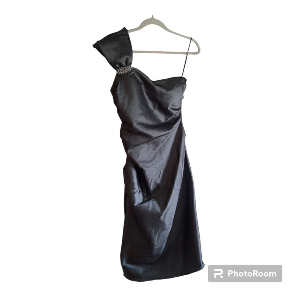 Nightway One Shoulder Midi Dress